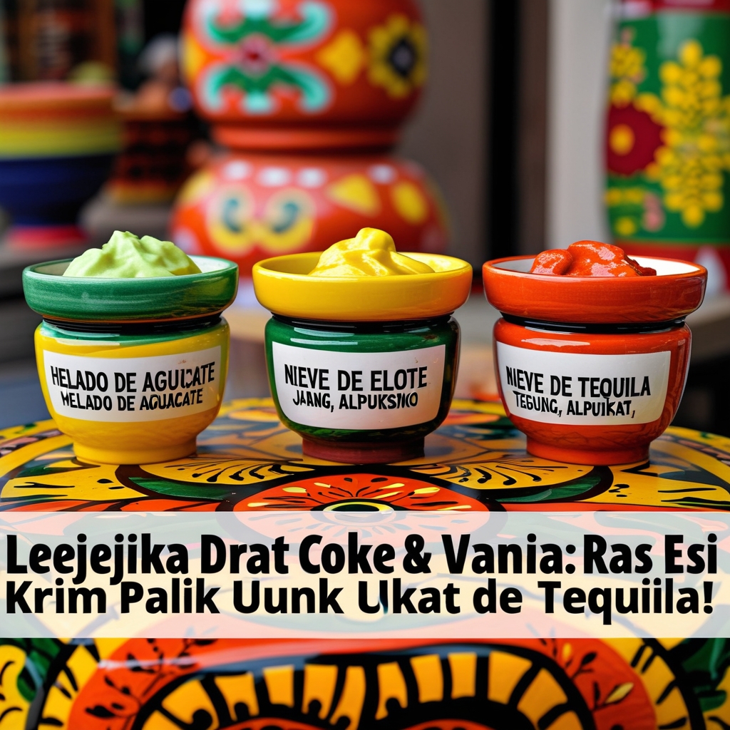 Lebih dari Cokelat & Vanila: Menjelajahi Rasa Es Krim Paling Unik di Meksiko (Jagung, Alpukat, Tequila!)