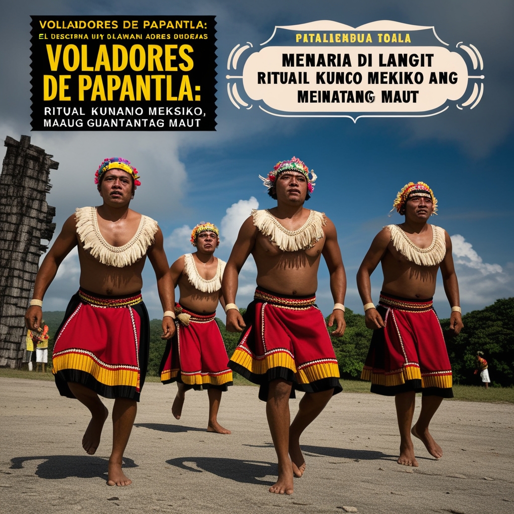 Voladores de Papantla: Menari di Langit, Ritual Kuno Meksiko yang Menantang Maut