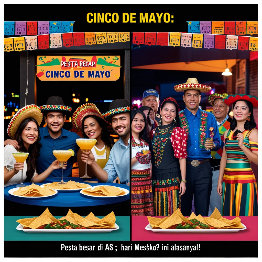 Cinco de Mayo: Pesta Besar di AS, Hari Biasa di Meksiko? Ini Alasannya!