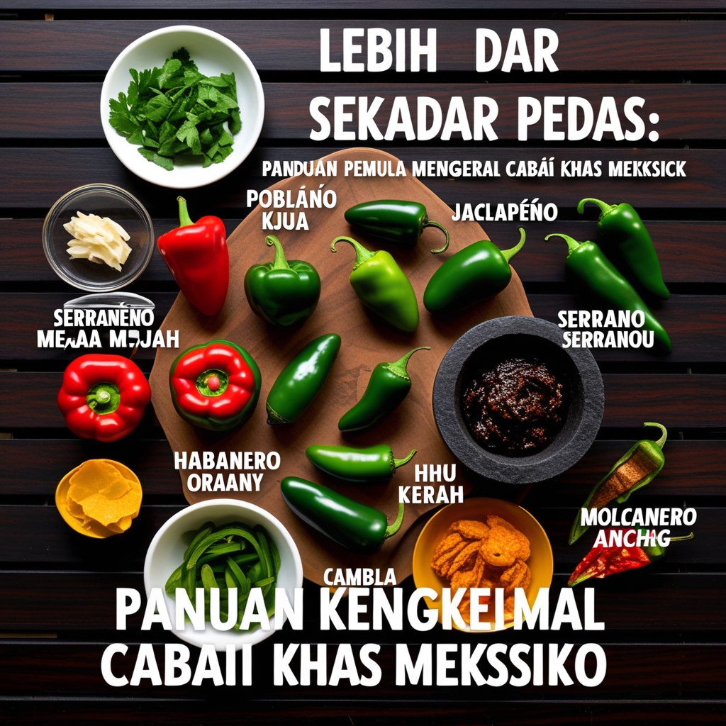 Lebih dari Sekadar Pedas: Panduan Pemula Mengenal Cabai Khas Meksiko