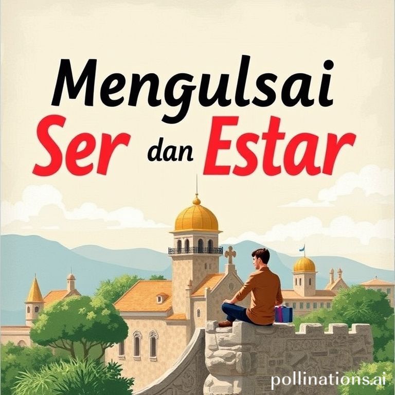 Menguasai Ser dan Estar: Kunci Lancar Berbahasa Spanyol di Meksiko