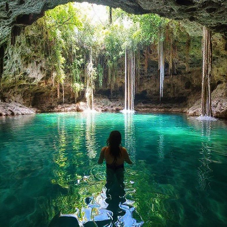 Sumur Bawah Tanah Ik Kil: Cenote Paling Instagrammable di Yucatan, Meksiko
