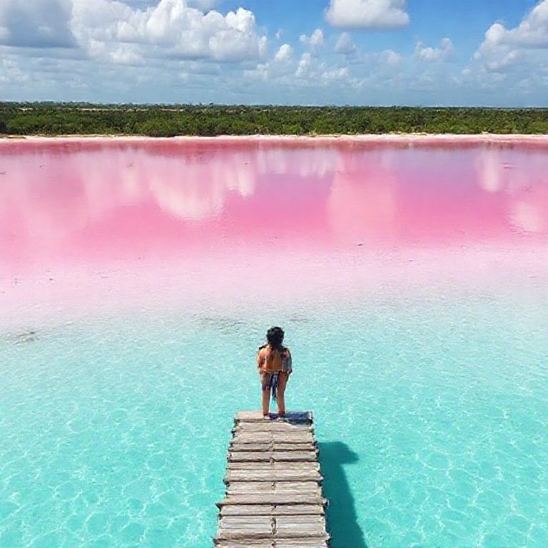Las Coloradas: Pesona Danau Pink yang Memukau di Yucatan, Meksiko